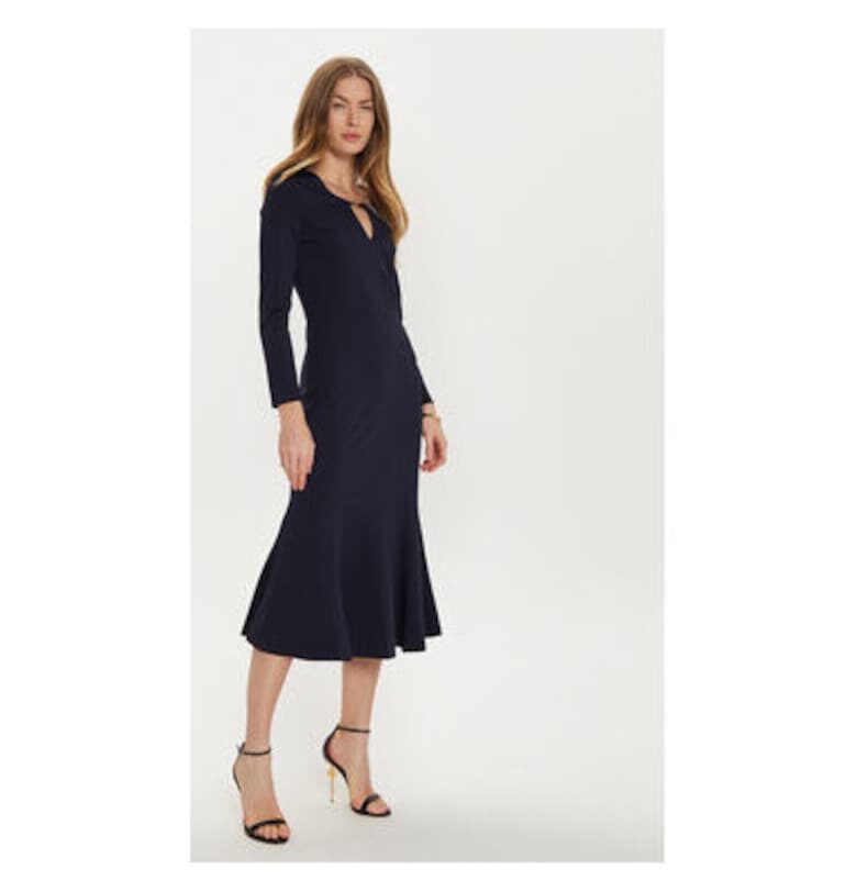 Дамска рокля - Риначименто - 304956232 - Вискоза/Полиамид - Син Rinascimento