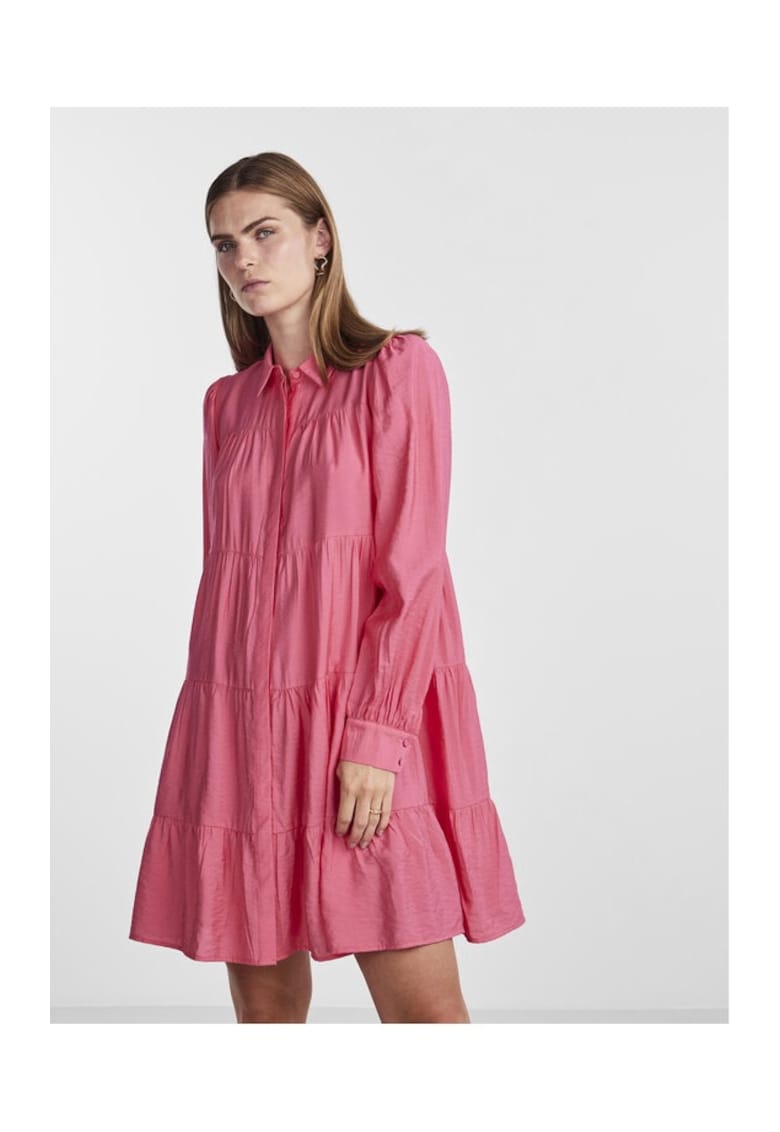 Дамска рокля - Розова - Вискоза Yas