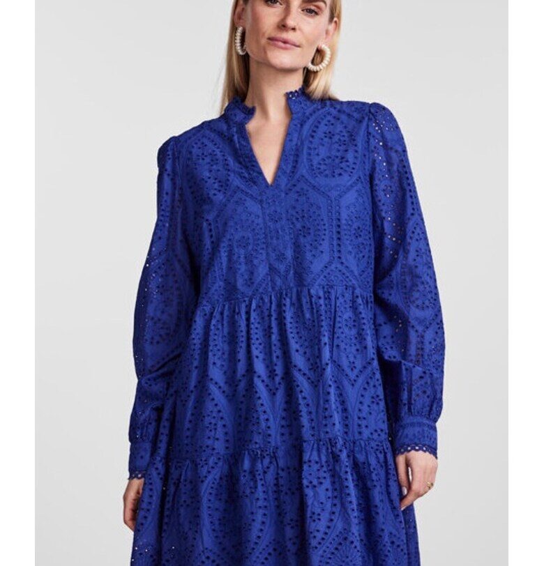 Дамска рокля -  Син - Памук Yas