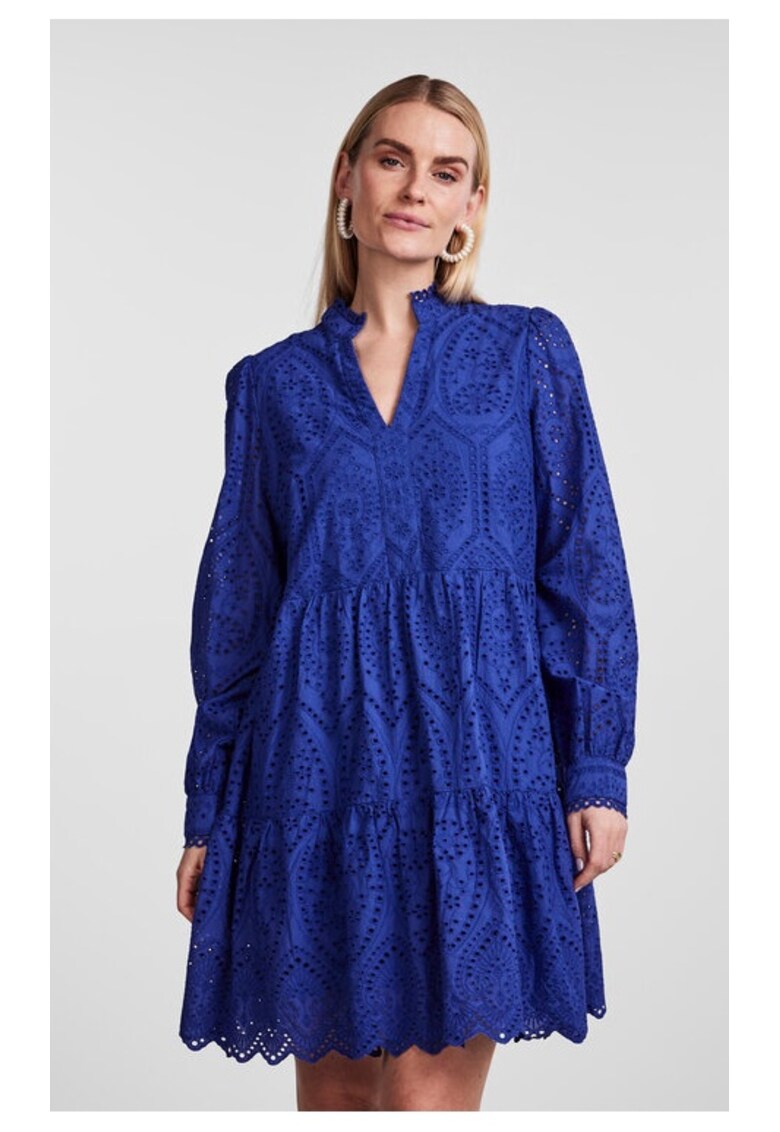 Дамска рокля - Син - Памук Yas