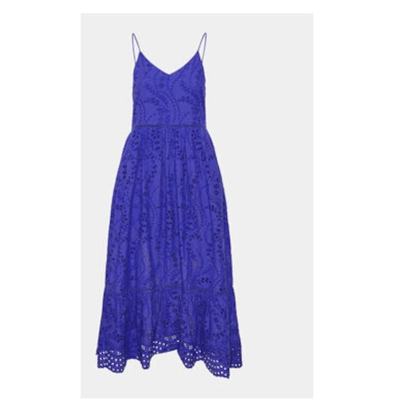 Дамска рокля - Синя - Памук Yas