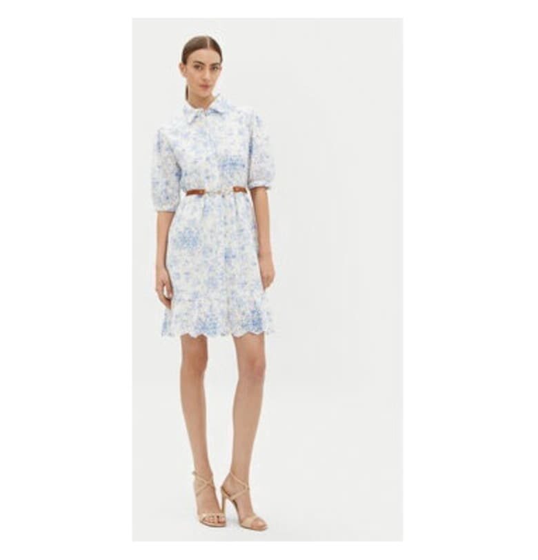 Дамска рокля - Фракомина - 45795 - Бял Fracomina