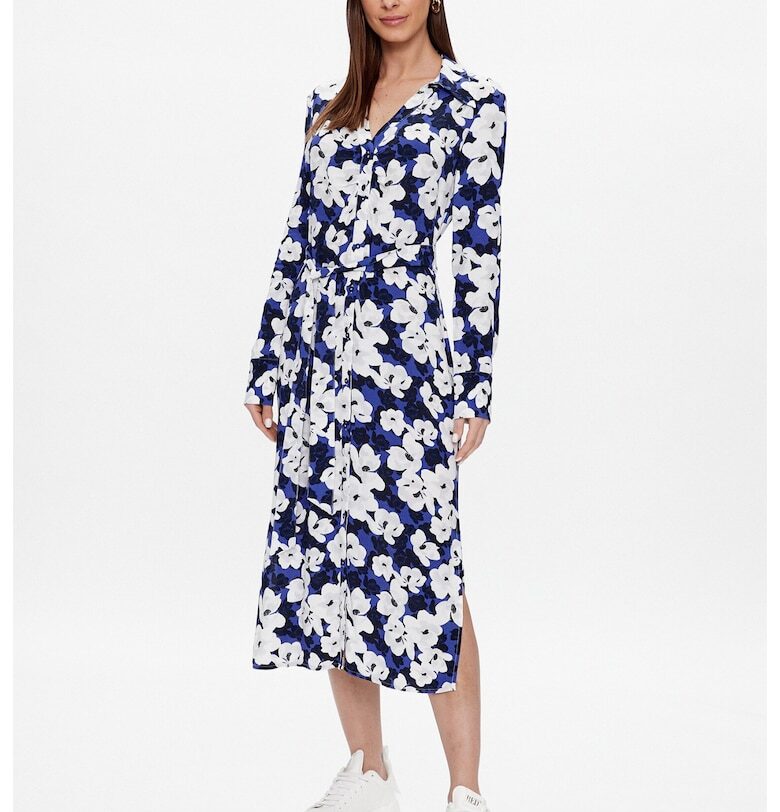 Дамска рокля -  вискоза - 301810506 - Тъмносин United Colors of Benetton