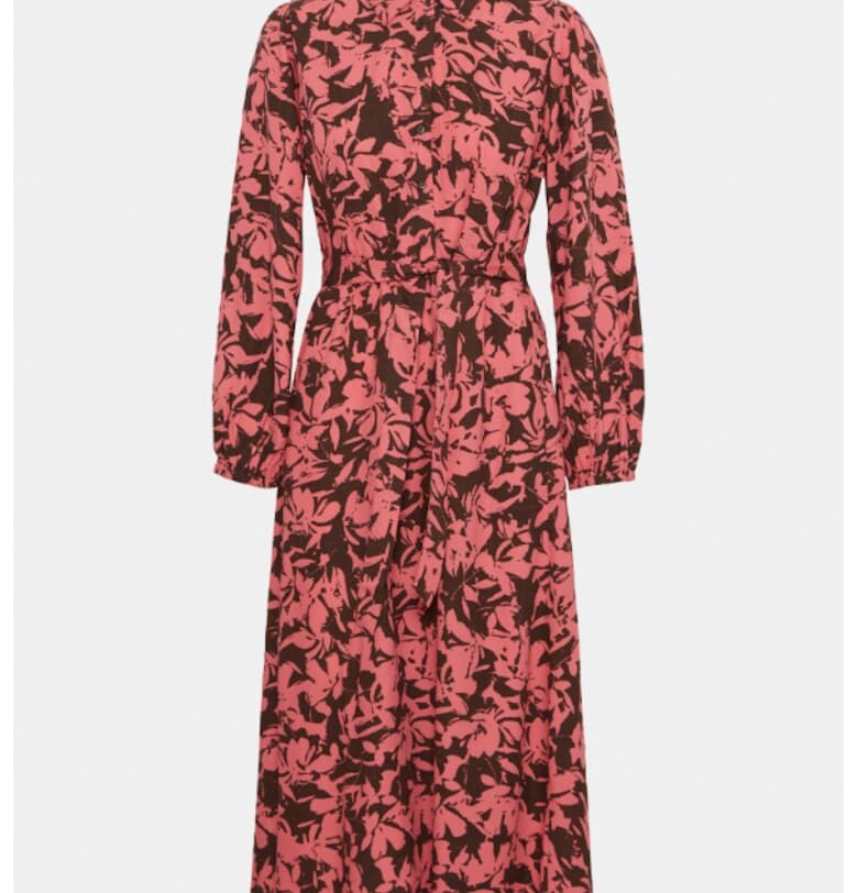 Дамска рокля-риза -  302776870 - Вискоза - Розово Fransa