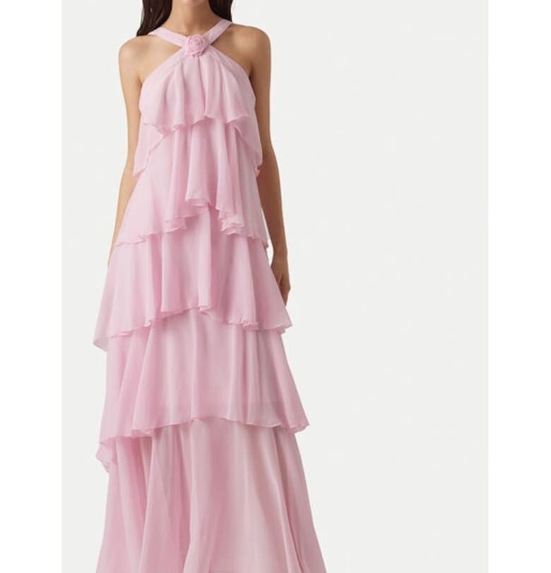 Дамска рокля -  розово - полиестер Vero Moda