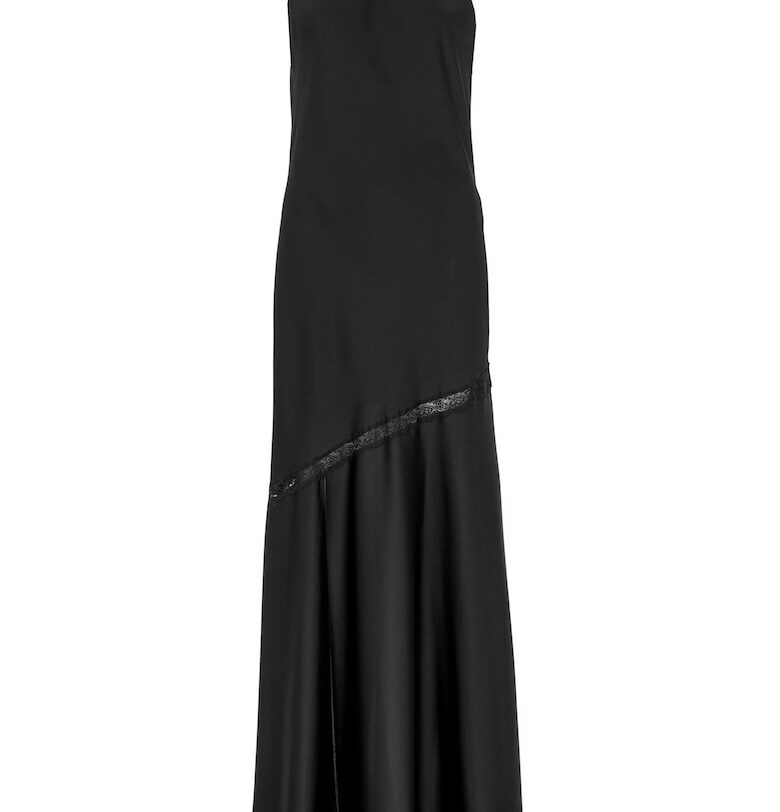 Дамска рокля тип „люлка“ - 5AH22200 - Полиестер - Черен Swing