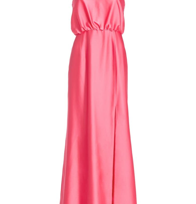 Дамска рокля тип „люлка“ - 5AI20900 - Полиестер - Розово Swing