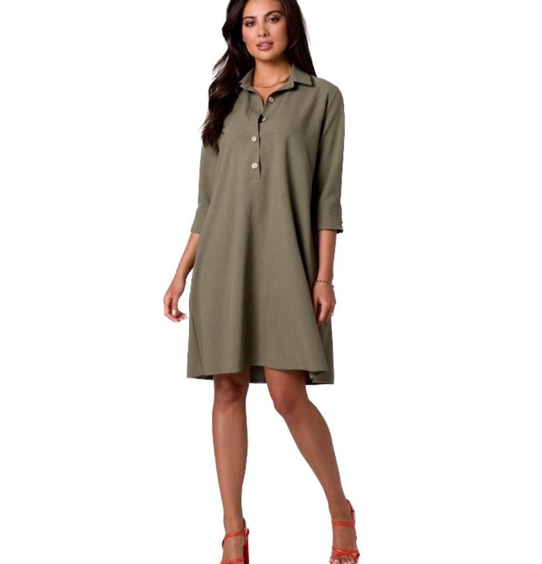 Дамска рокля/риза -  Ganiervydd - Зелен BeWear