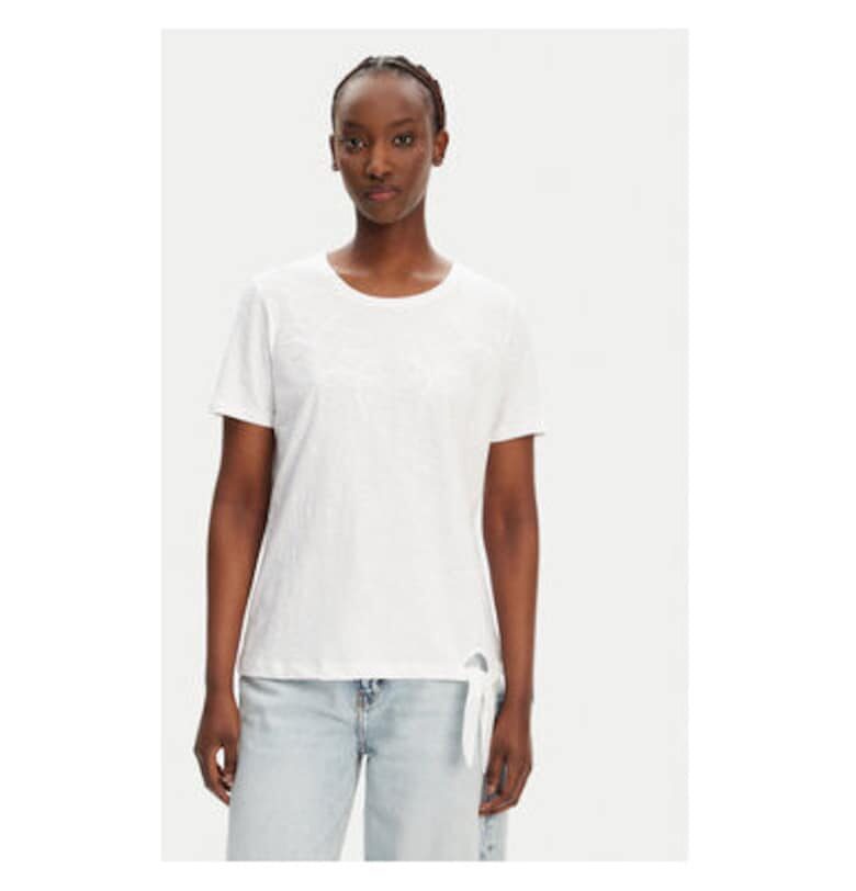 Дамска тениска  11104823 - Памук - Бяла - Бял Olsen