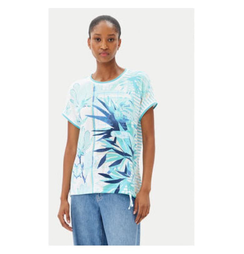 Дамска тениска  11105047 - Вискоза - Синя - Син Olsen