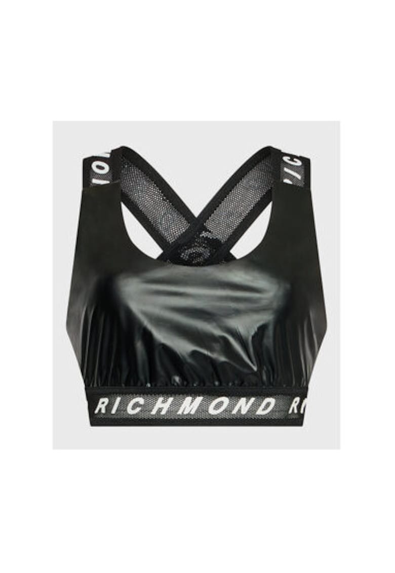 Дамска тениска - 300670811 - Екокожа - M INTL - Черна John Richmond