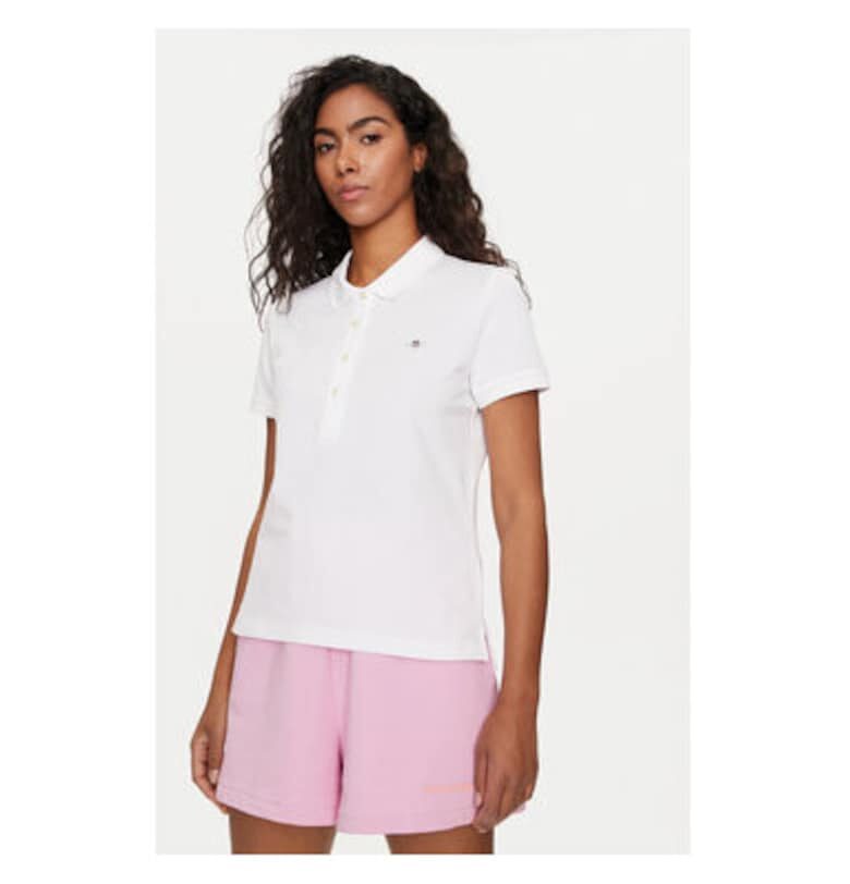 Дамска тениска -  304005350 - Памук - L INTL - Бяла Gant