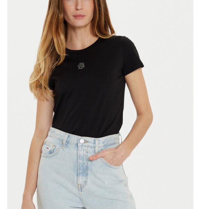 Дамска тениска -  304334177 - Памук - XL INTL - Черен BOSS