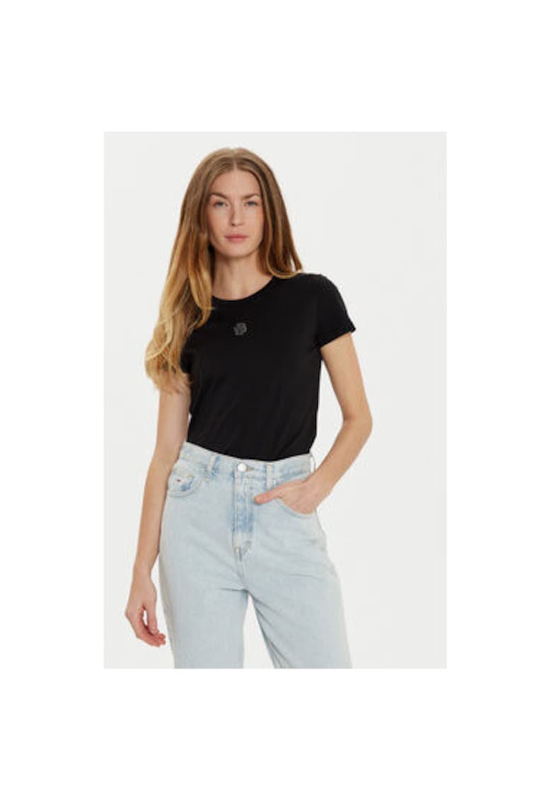 Дамска тениска - 304334177 - Памук - Черен - Черен BOSS