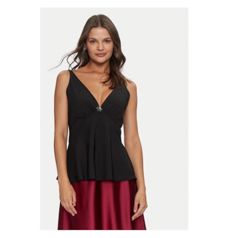 Дамска тениска -  304725326 - Полиестер - Черен - Черен Rinascimento