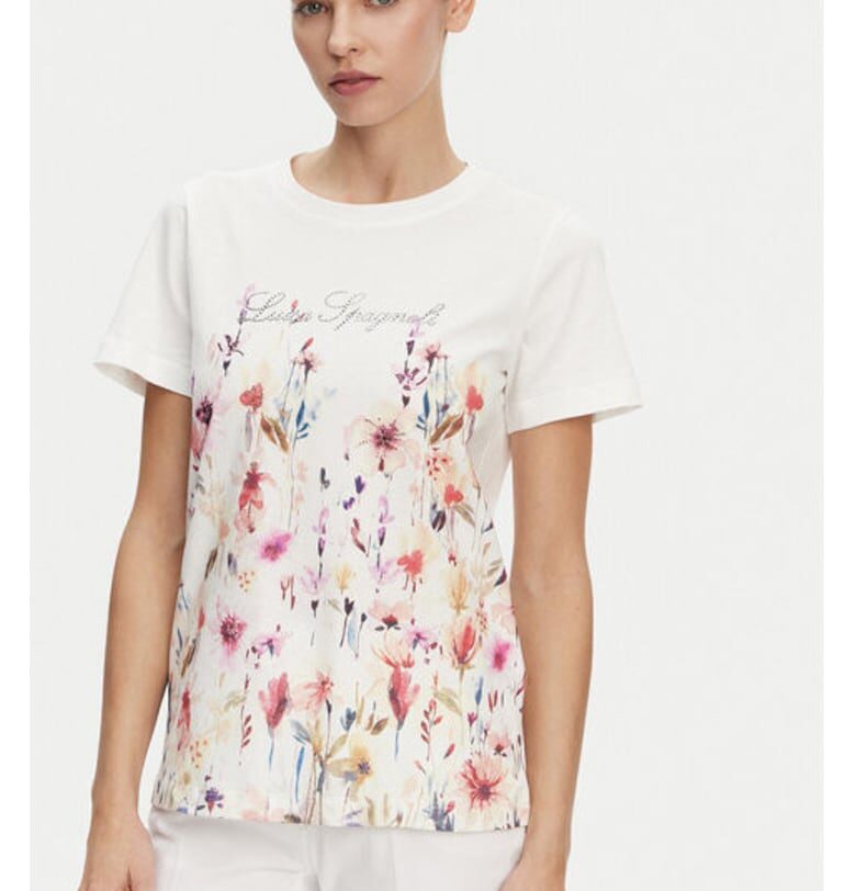 Дамска тениска -  304968761 - Памук - Бяла - Бял LUISA SPAGNOLI