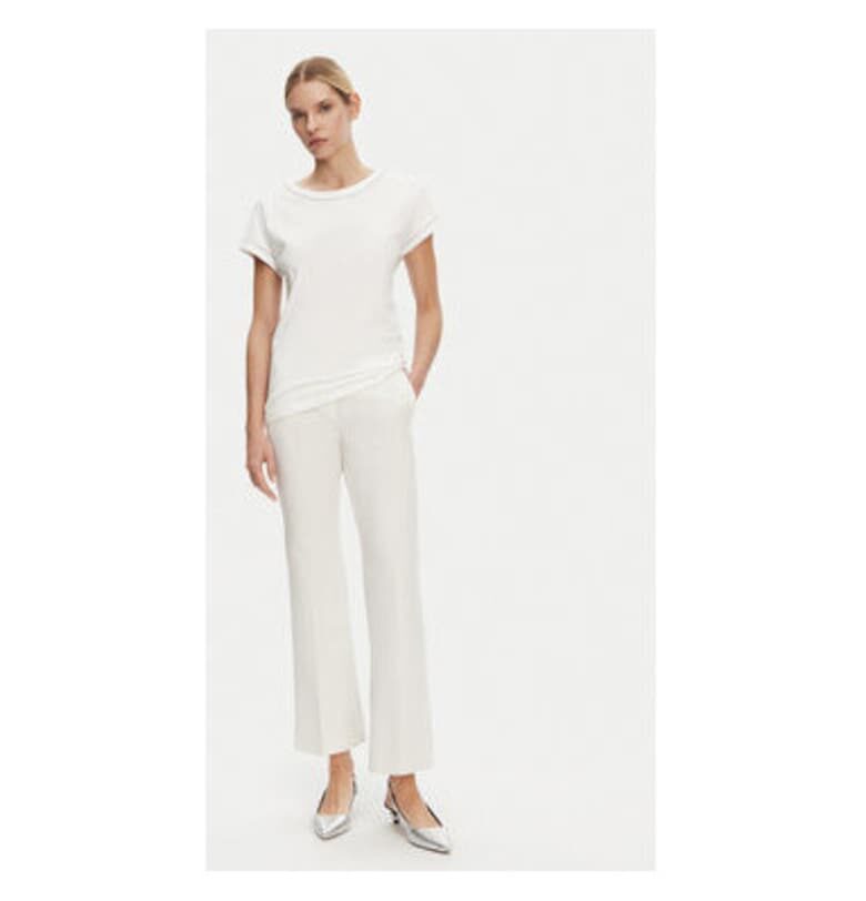 Дамска тениска -  304968792 - Памук - Бяла - Бял LUISA SPAGNOLI