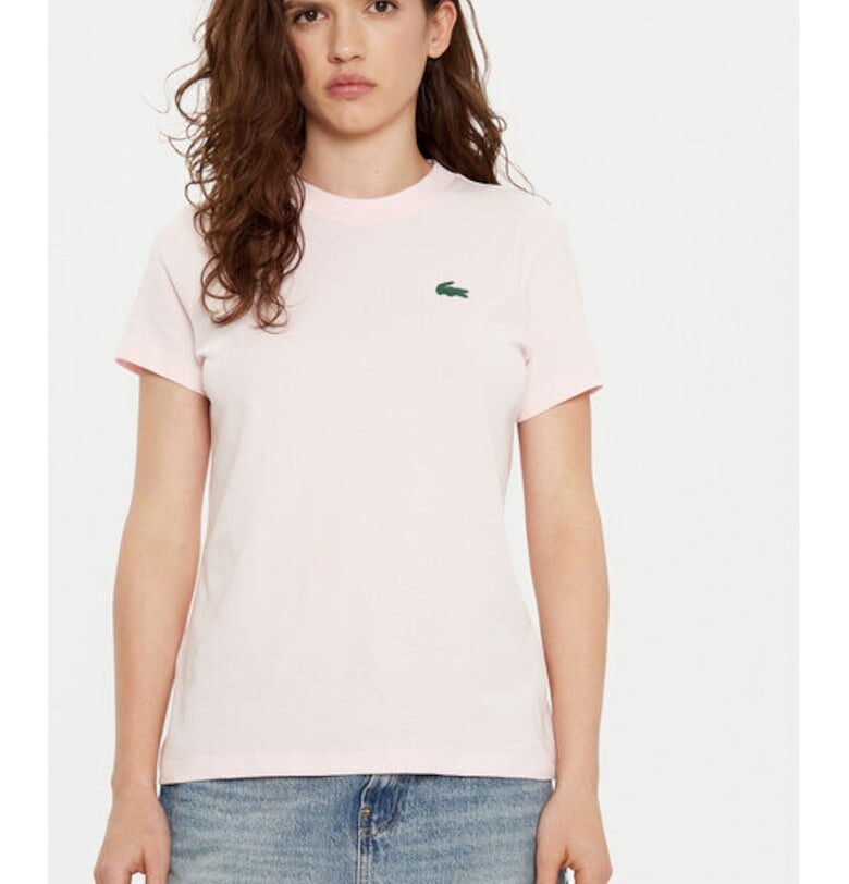 Дамска тениска -  304993688 - Памук - Розов - Розово Lacoste