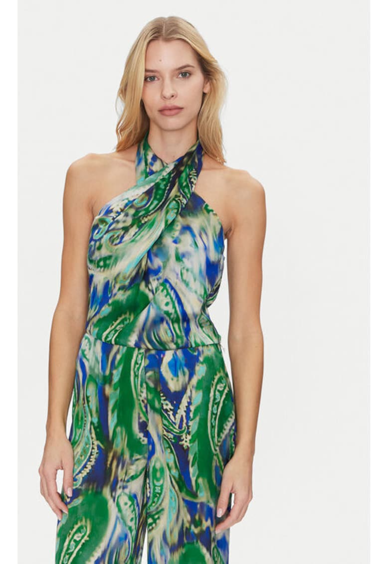 Дамска тениска - 305172556 - Полиестер - Зелена Simona corsellini