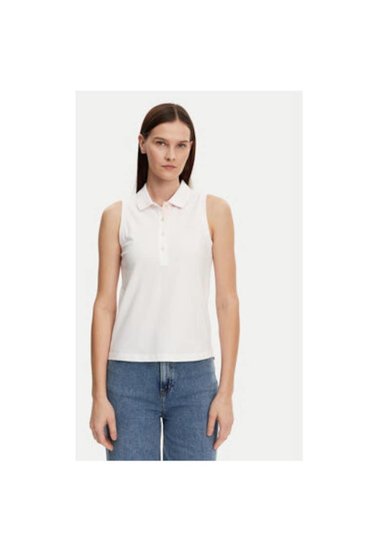 Дамска тениска - 305367037 - Памук - Бяла - Бял Gant