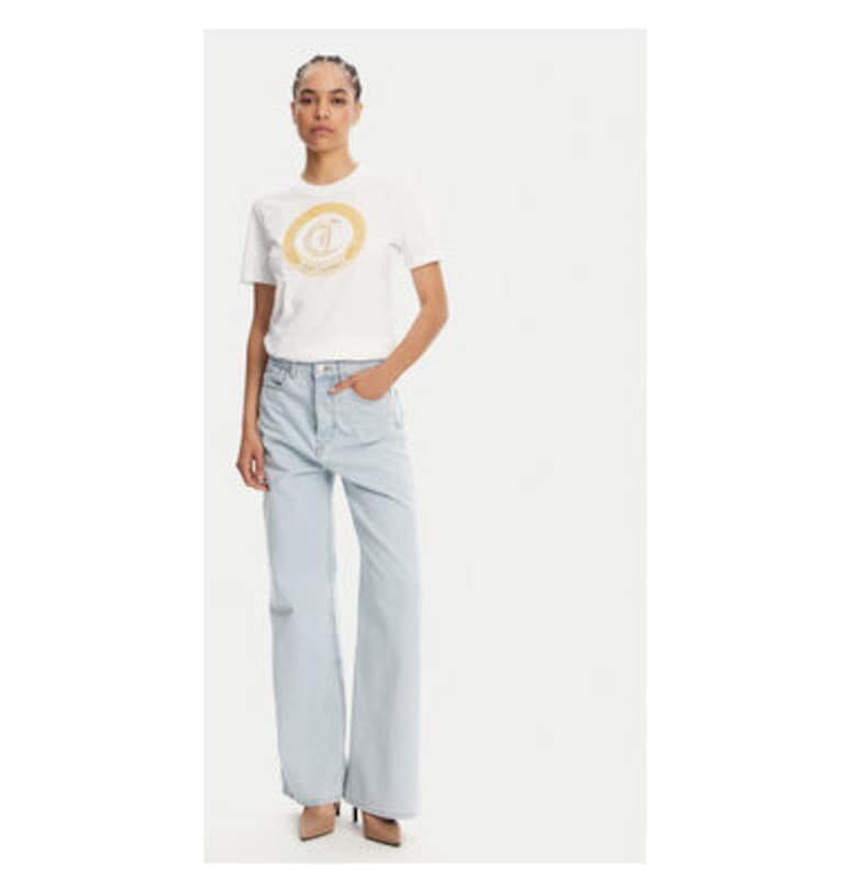 Дамска тениска  78PAHE13 CJ110 - Памук - Бял JUST CAVALLI