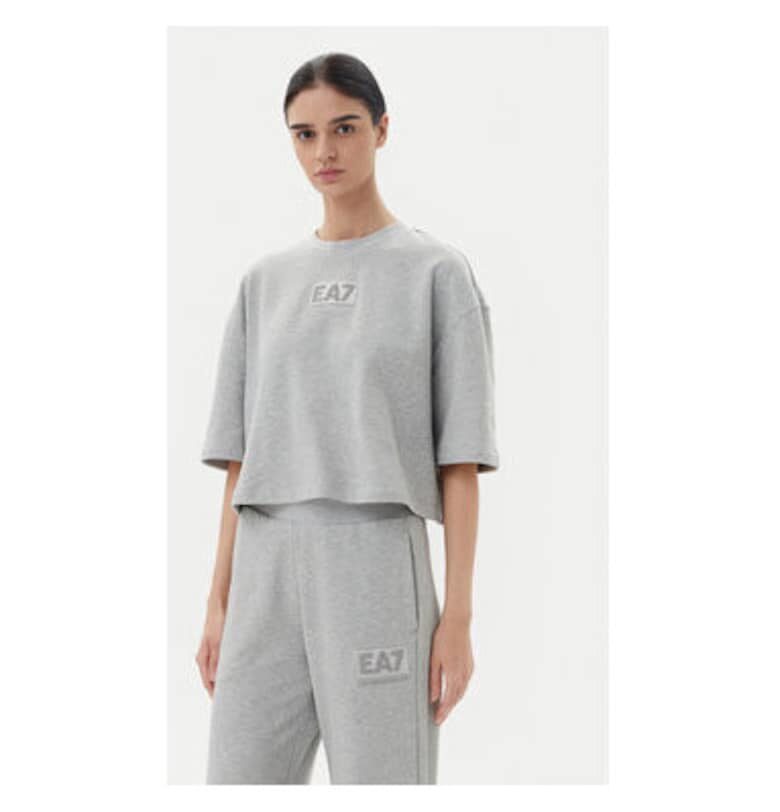 Дамска тениска  Emporio Armani - 7W000177 AF12473 - Памук/Полиестер - Сив - Сив EA7