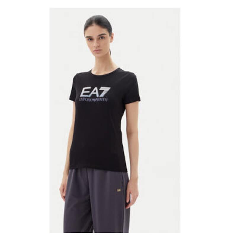 Дамска тениска  Emporio Armani - 7W000183 AF10373 - Памук - Черен - Черен EA7