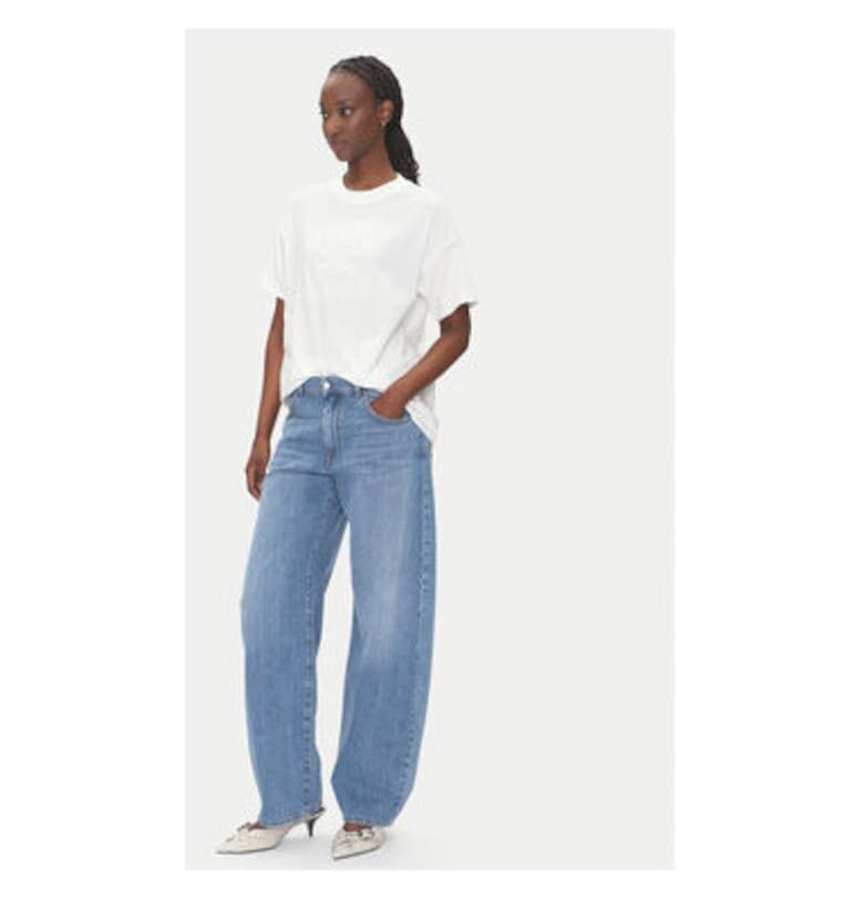 Дамска тениска  RD0119 - Памук - Бял - Бял VICOLO