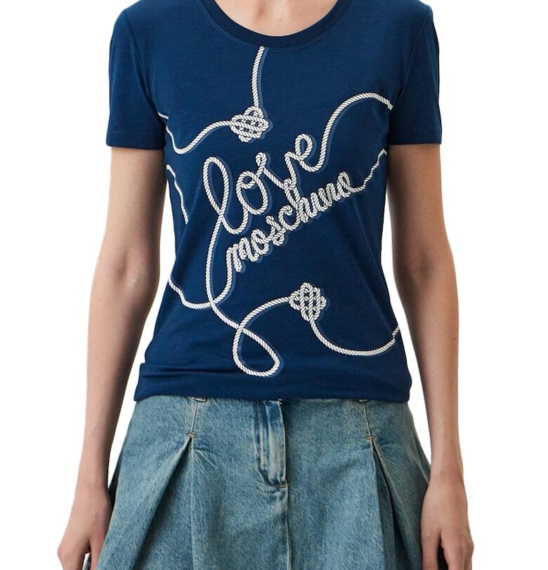 Дамска тениска  W4H1939 - Син Love Moschino