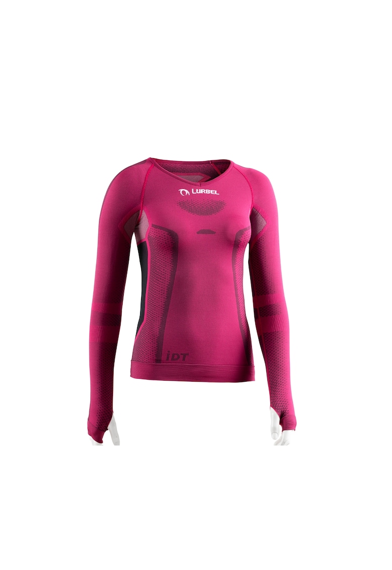 Дамска термо тениска с дълъг ръкав - Cristallo - фуксия Lurbel