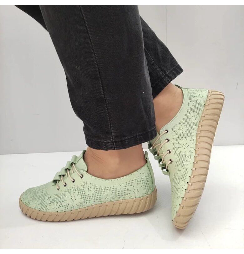 Дамски Ежедневни Обувки  5329 Vernil - Зелен - Зелен BIO FLEX