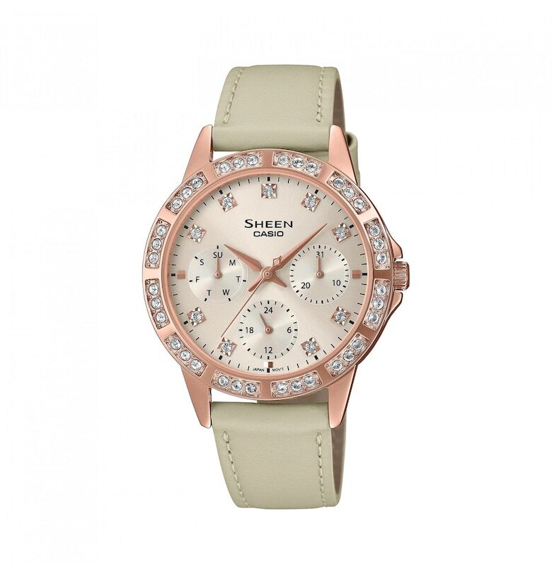 Дамски Часовник -  Sheen - Класически SHE SHE4539SM2A 896822160 - Бежов Casio
