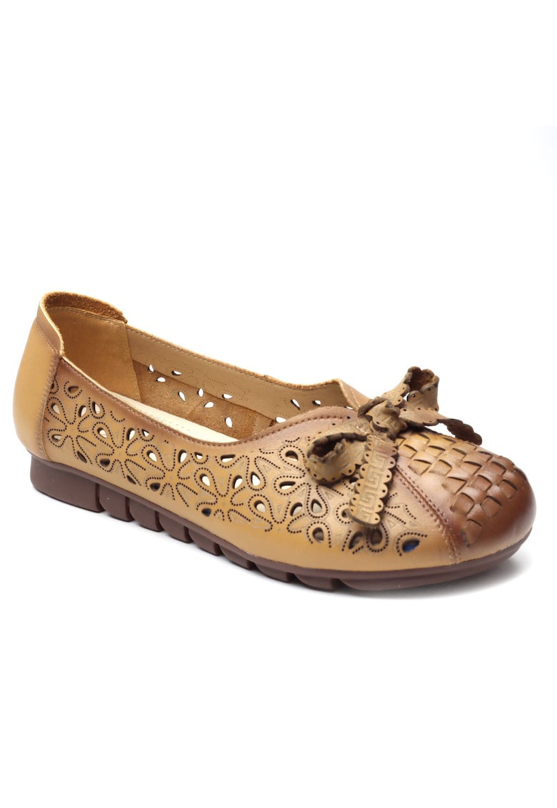 Дамски балетни обувки 106-жълти - Жълт FORMAZIONE