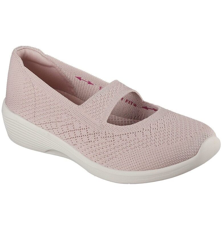 Дамски балетни обувки  Arya - Lovesome - розови - Розово Skechers