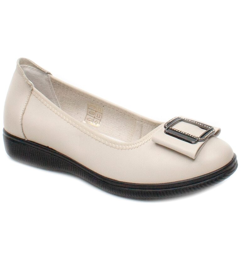 Дамски балетни обувки А130 кремав FORMAZIONE