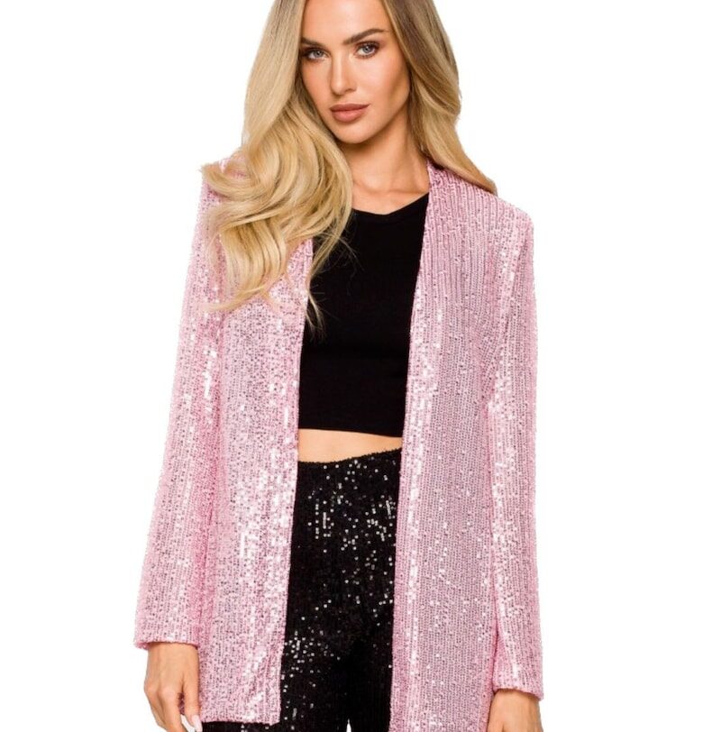 Дамски блейзър - Made of Emotion - Meeno - Розово MOE