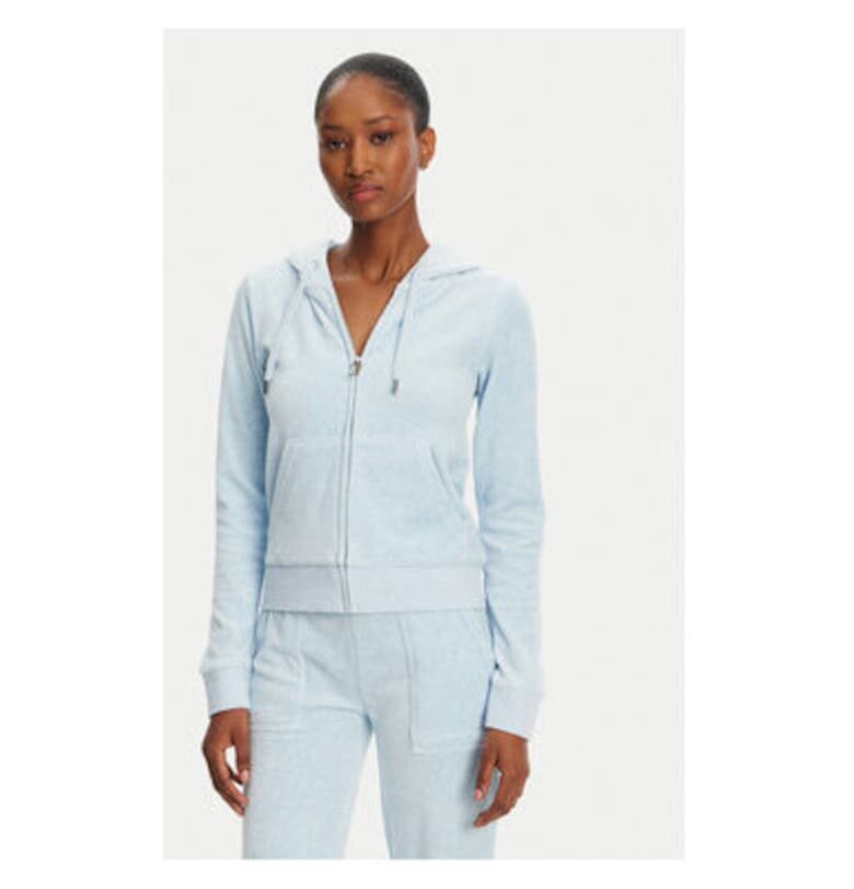 Дамски блуза  JCAP176 - Полиестер - Светлосин - Светлосин Juicy Couture