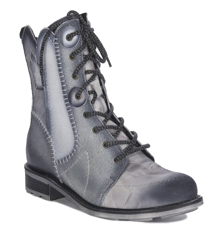 Дамски боти  0671903008 - Кожени - Сиви Maciejka