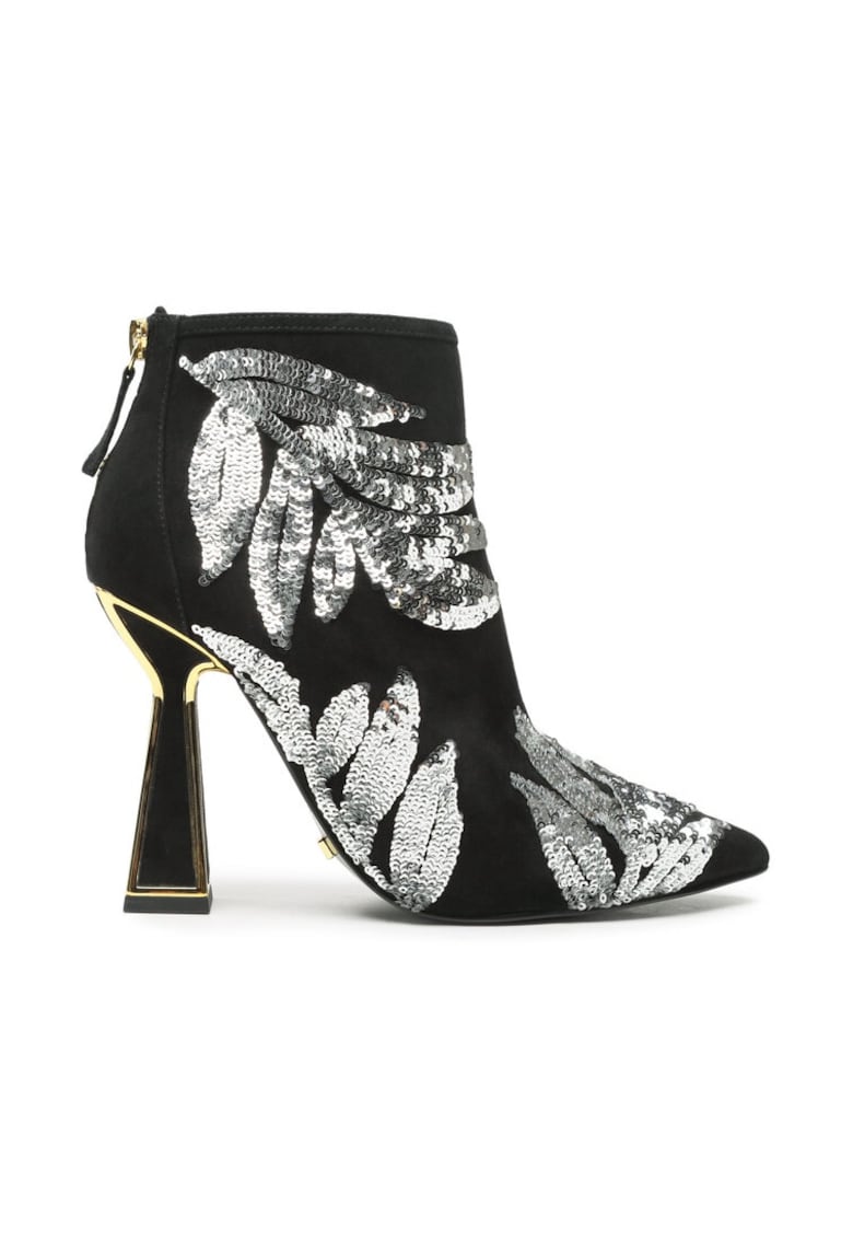 Дамски боти - 19681 - Естествена кожа - Черни KAT MACONIE