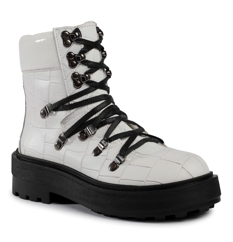 Дамски боти -  207645639 - Естествена кожа - Бял - Бял Sergio Bardi