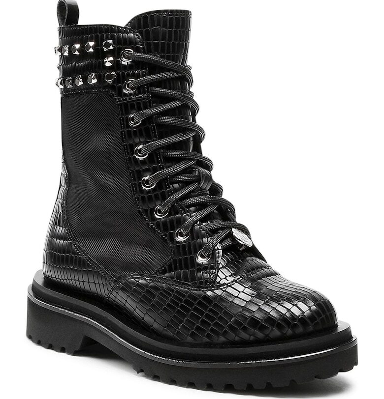 Дамски боти -  208231350 - Естествена кожа - Черни - Черен Rage Age