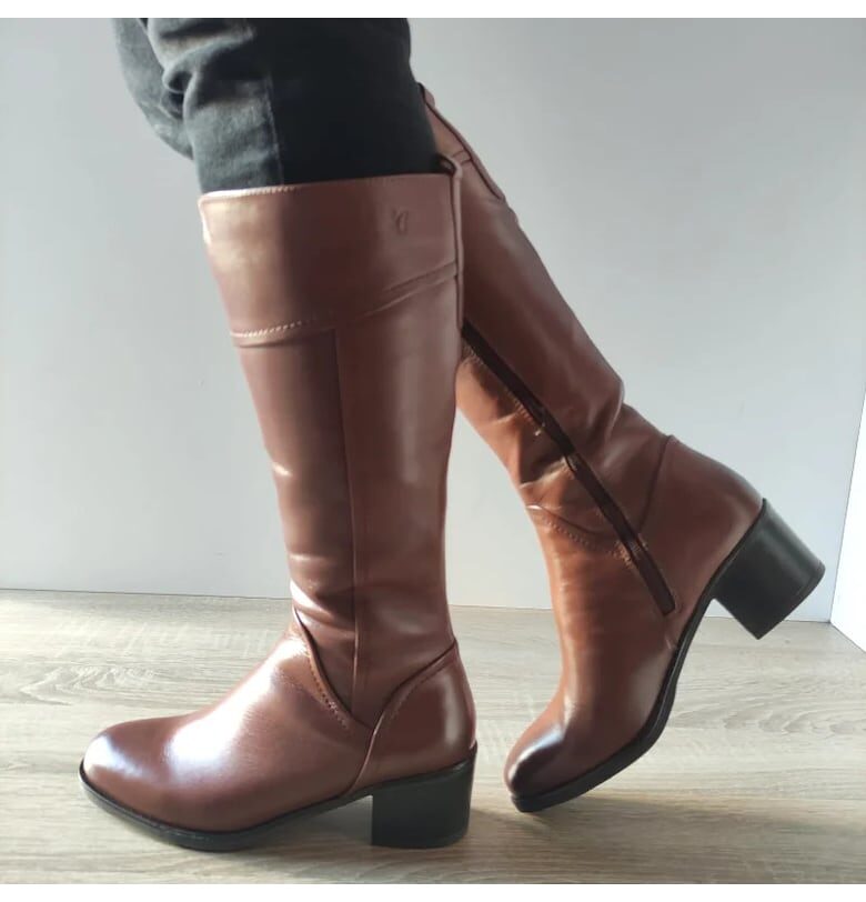 Дамски боти  25500-41 Cognac Brown - Brown - Caprice