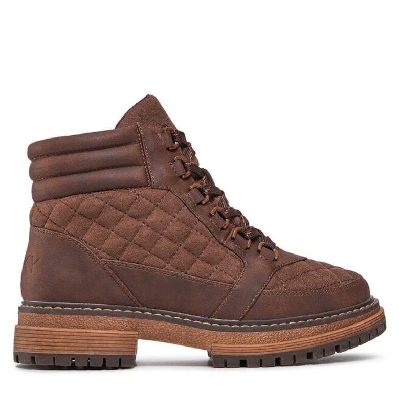 Дамски боти  303015503 - Екологична кожа/Текстил - Кафяви ROXY