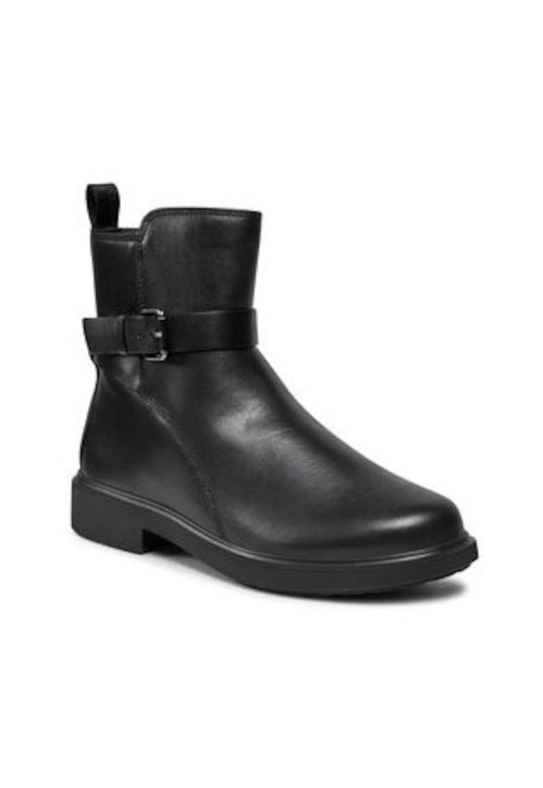 Дамски боти - 303175634 - естествена кожа - черен Ecco