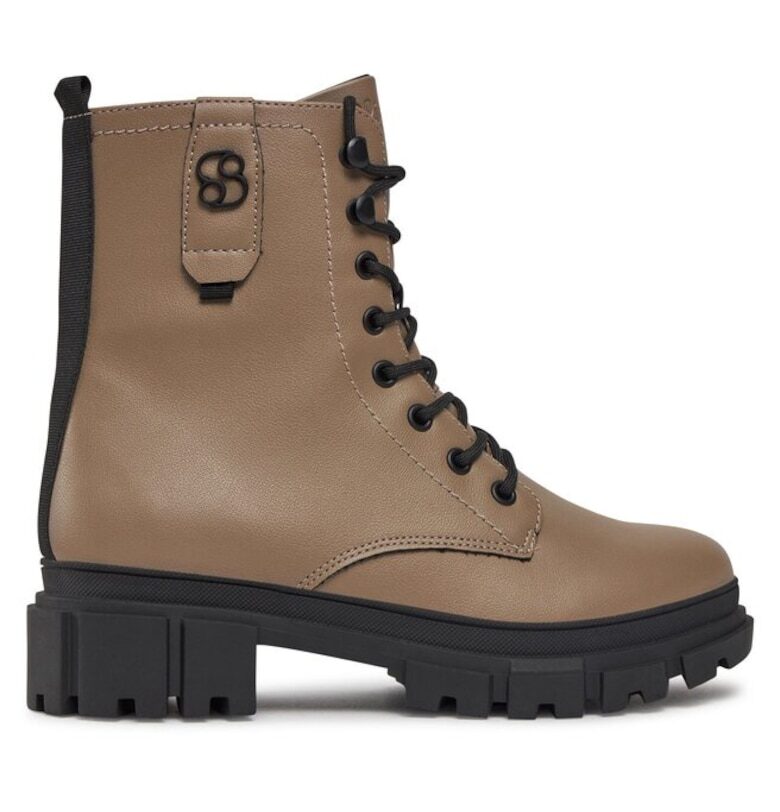 Дамски боти  303604776 - Екологична кожа - Бежови SOilver