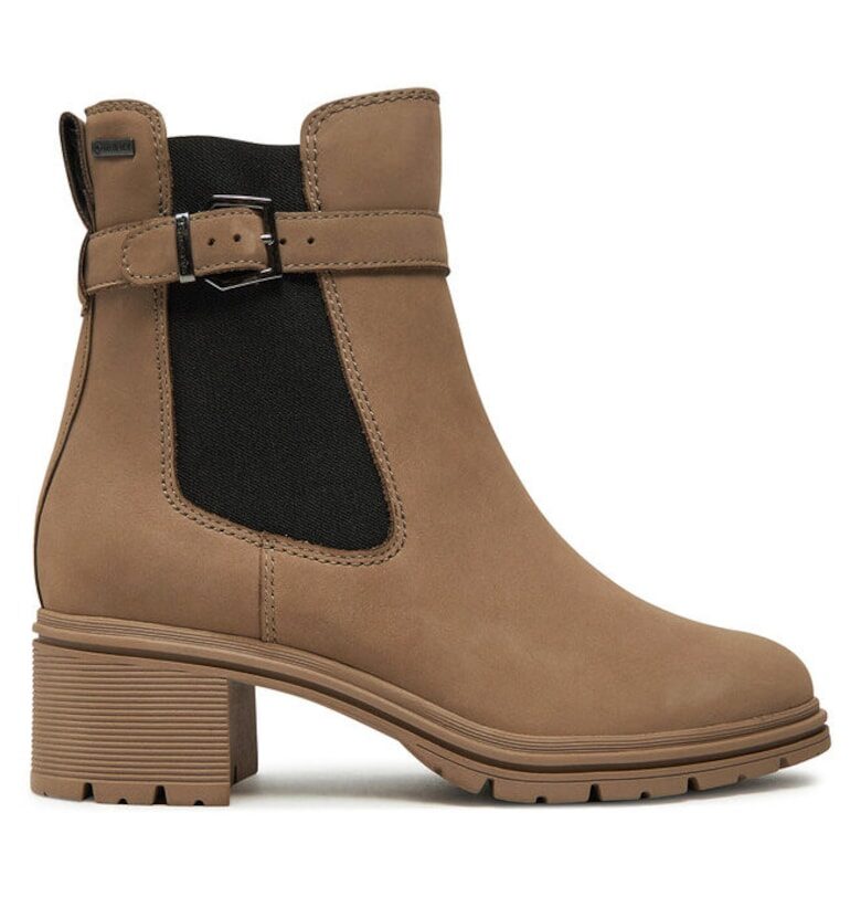 Дамски боти  304293566 - Естествена кожа - Сив - Сив Tamaris