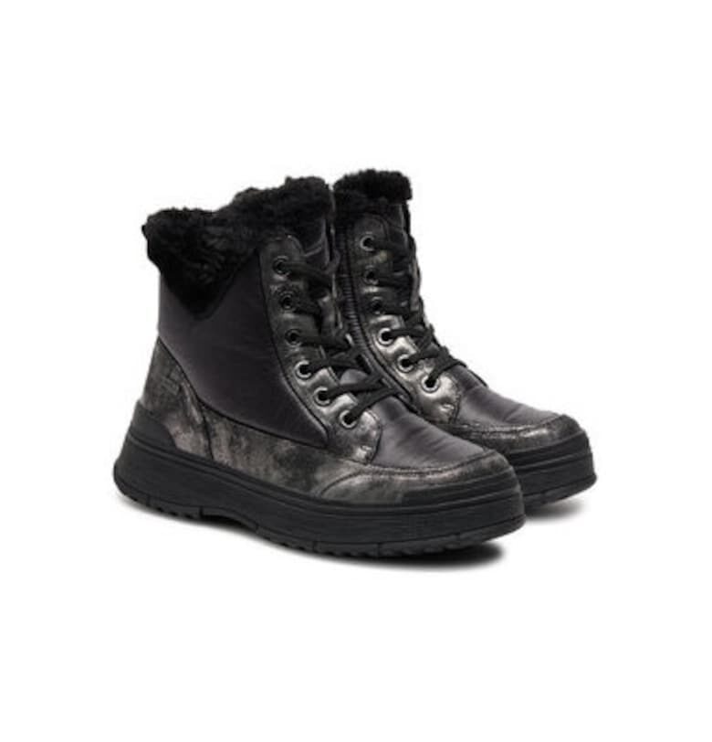 Дамски боти  304311697 - Естествена кожа - Черни - Черен Caprice