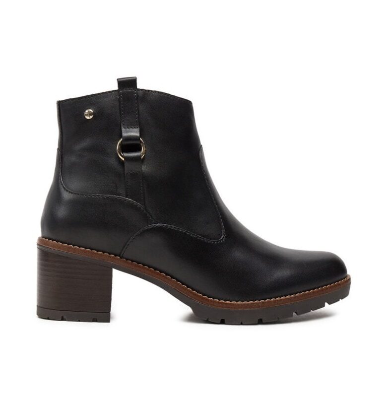 Дамски боти -  304359 - Естествена кожа - Черни Pikolinos