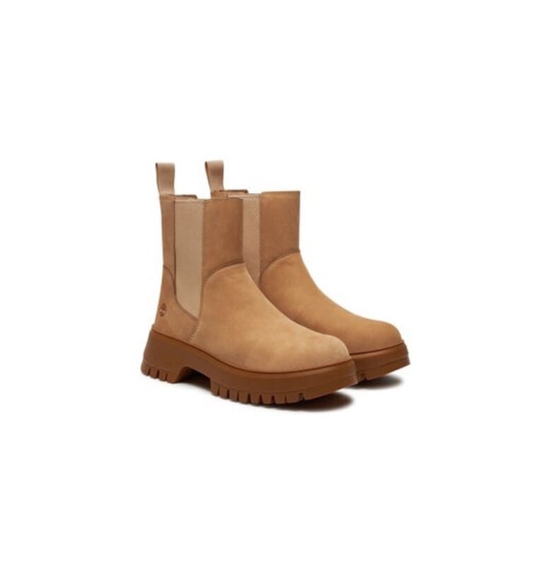 Дамски боти  304467936 - Естествена кожа - Бежов Timberland