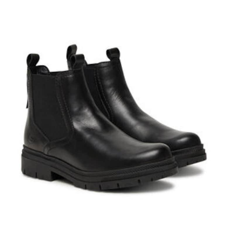 Дамски боти 305411976 -  Естествена кожа - Черен Tamaris